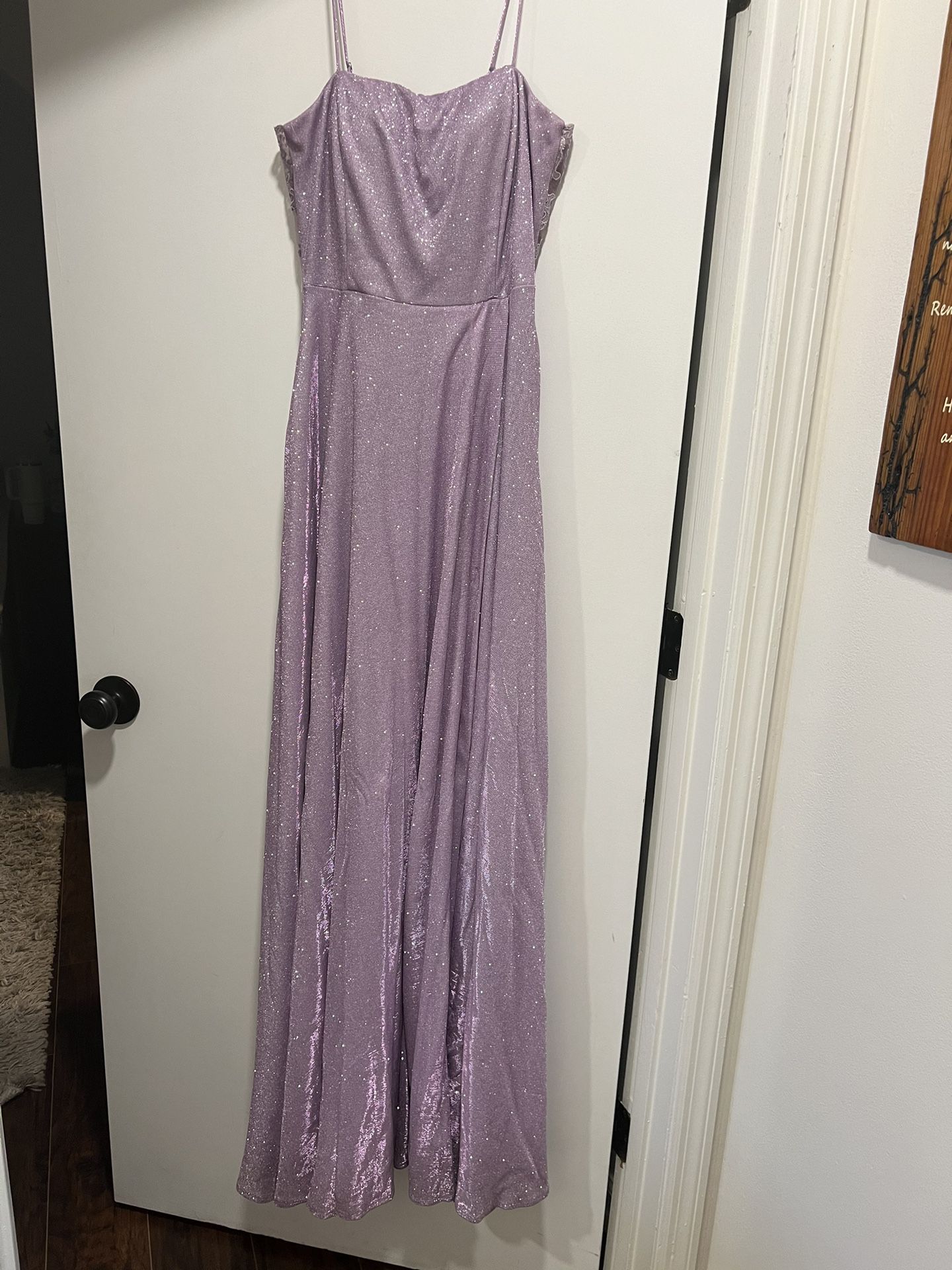 size medium purple prom dress