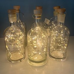 LED Lights In Bottles