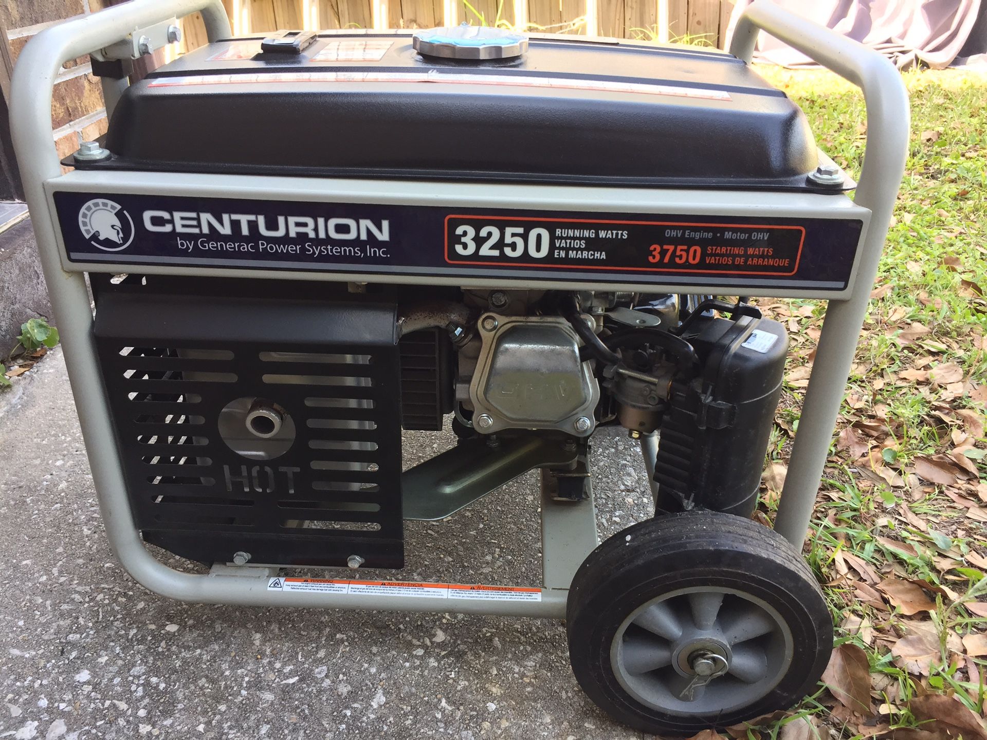 Centurion 3250 Generator Manual
