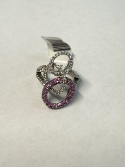  Circle Linked Diamond Ring 