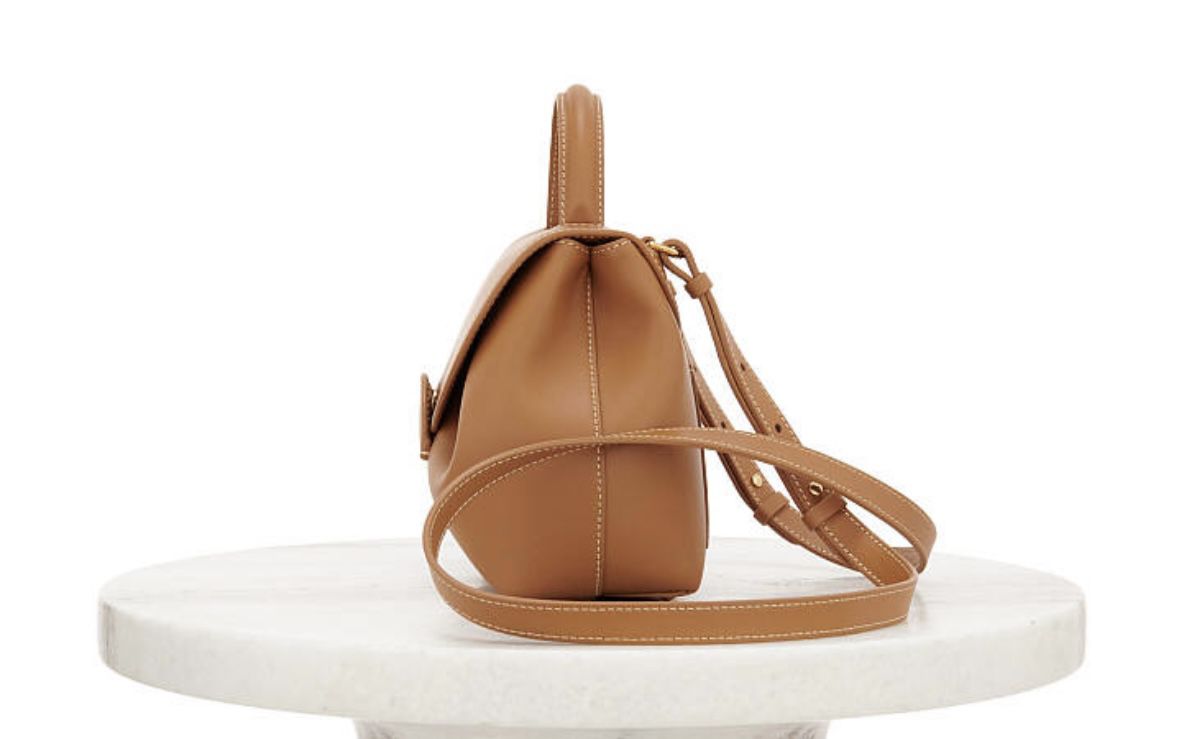 Polène  Bag - Numéro Un - Trio Camel Textured leather