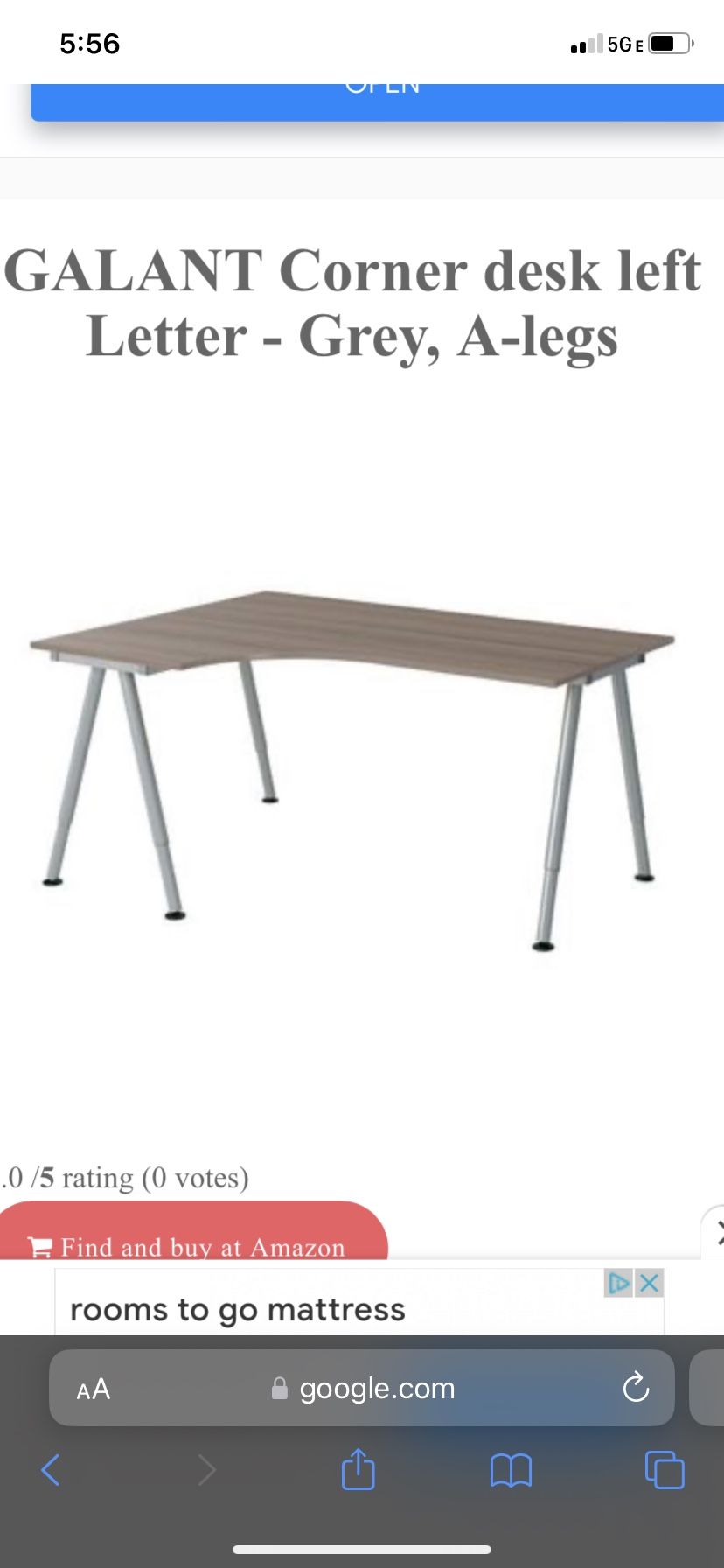 Ikea Córner Desk