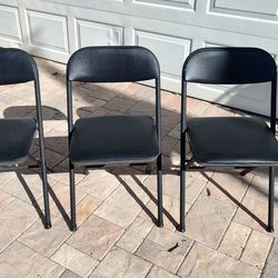 Three Folding Chairs Package Deal