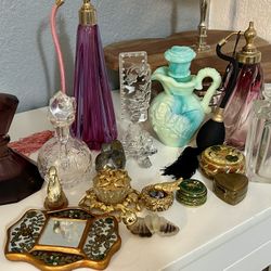 Antique Vintage Perfume Bottles  +