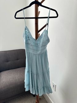 Blue summer dress