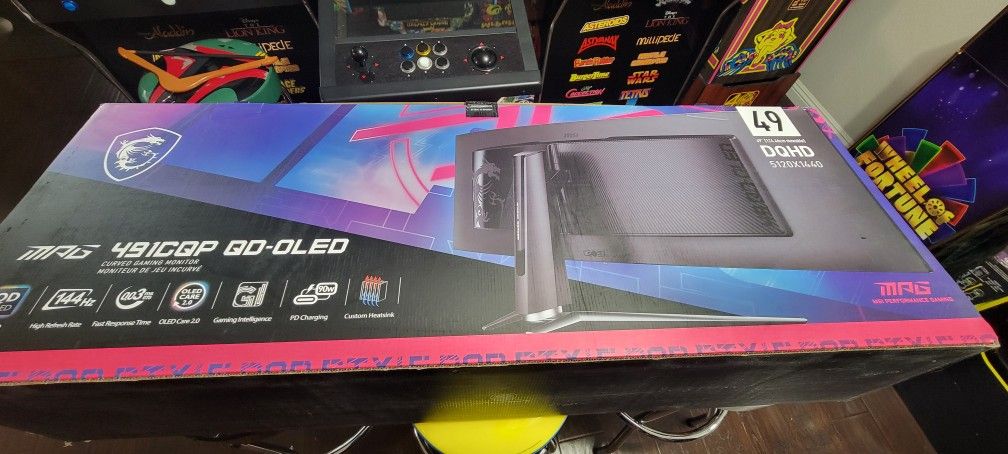 MSI 49” QD-OLED Ultrawide Monitor 144Hz (MPG 491CQP)