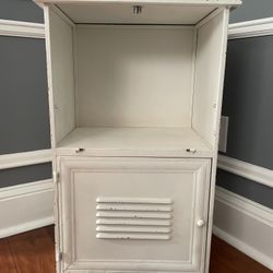 Vintage Steel Cubby Shelf