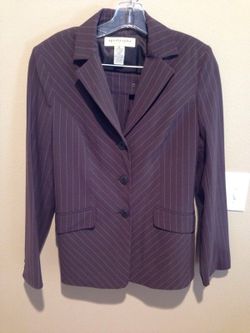 Dark Brown Pin stripe Suit