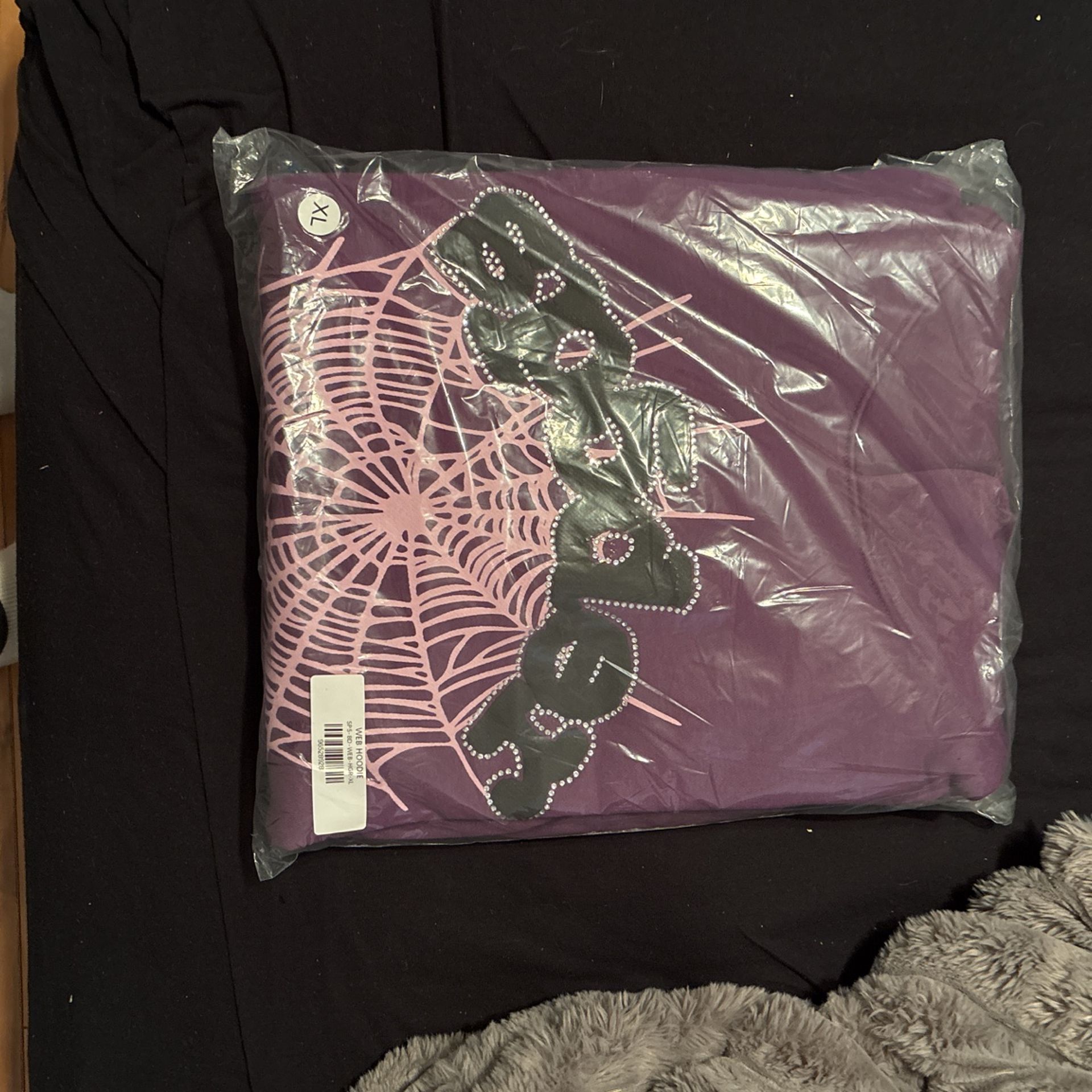 purple spider hoodie