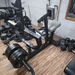 3 Gym Machines, Body Solid Seated Row, Bicep Tricep Machine & Bowflex Tradclimber