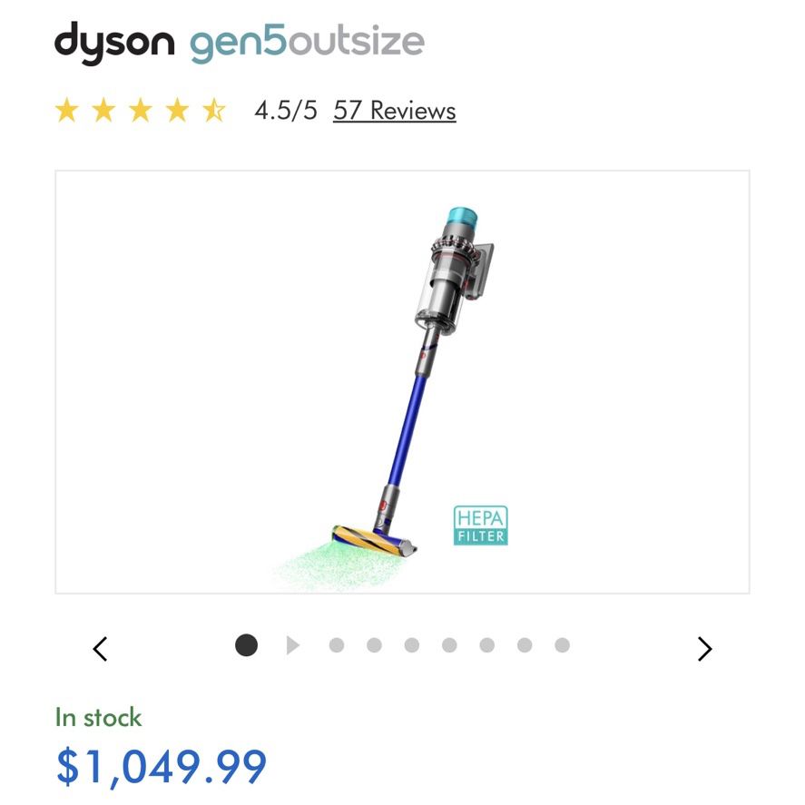 **NEW Dyson Gen5outsize Vacuum 