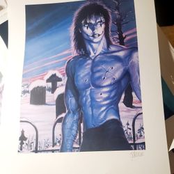 1996 The Crow Vintage Cover Art Signed James O'Barr