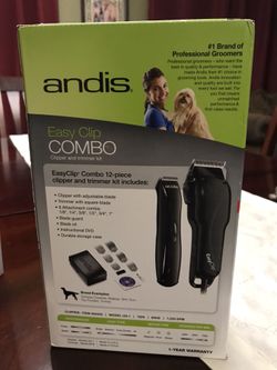 Andis Easy Clip Combo Dog Grooming Kit Black for Sale in Miami FL OfferUp