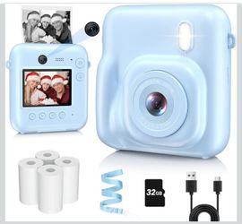 Kids Camera Instant Print (blue)