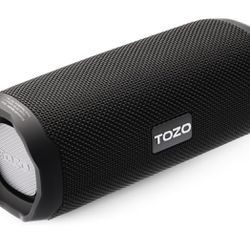 New TOZO PA2 Bluetooth Speaker with Three EQ Modes, 25H Playback, Supported Calls, IPX8 Waterproof Portable Wireless Speaker with Dual Dynamic Coil 