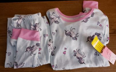 NEW with Tags Girls Unicorn Pajama Set 14