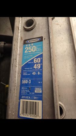 Aluminum 60 Foot Ladder