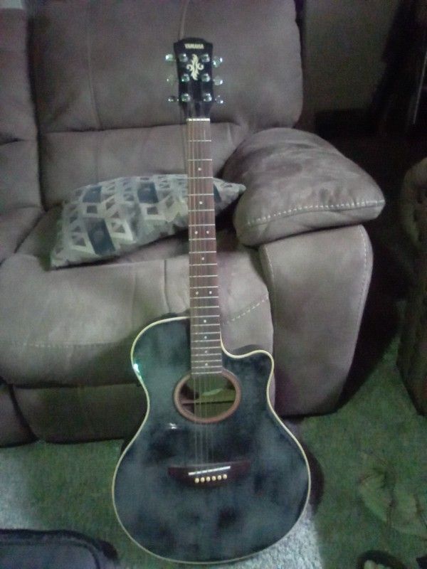 Yamaha APK-44A Acoustic-Electric Guitar - $350

