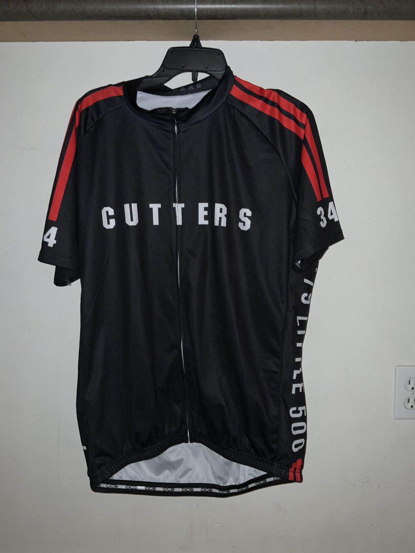 Cutters cycling jersey in xxl