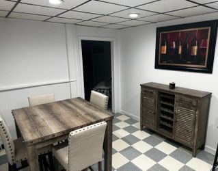 : Dining Room Pieces - Table & 4 Chairs ($300) / Wine Bar Server ($200)