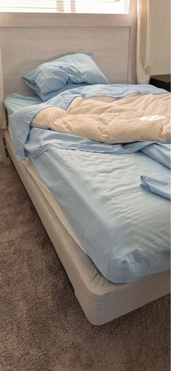 Queen size mattress, and boxspring