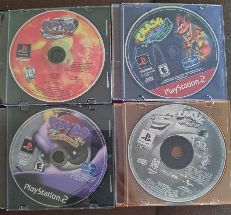 spyro games for PS1 & ps2