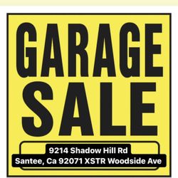 Garage  Sale Santee 92071