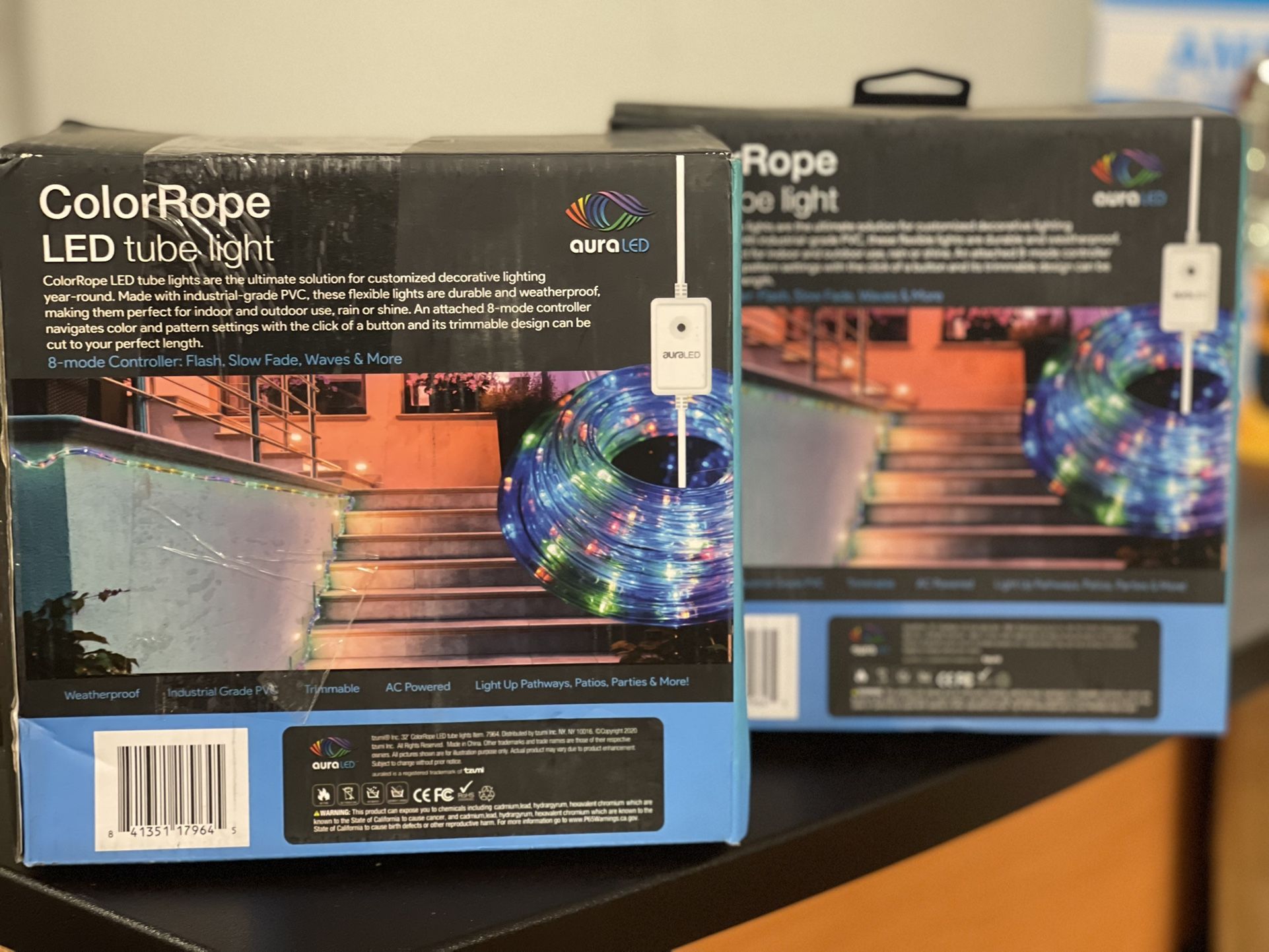 Color rope outlet led tube light