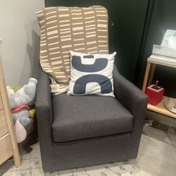 Grey Rocking Chair