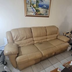 Leather Couch, Sofa De Cuero Free