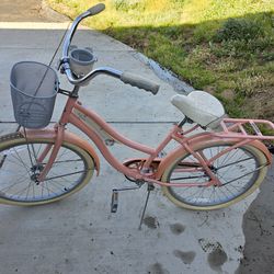 Pink beach cruiser