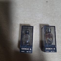 TWO GIVENCHY III PERFUME BOTTLES