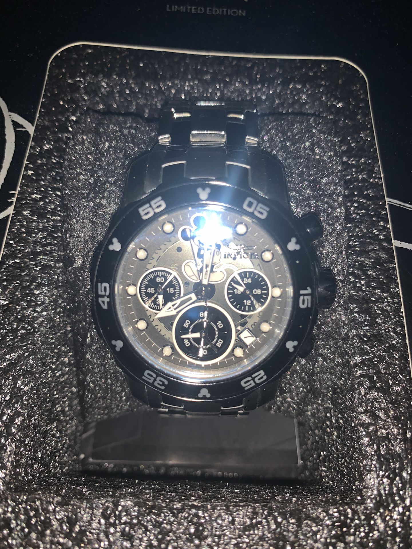 Invicta Mickey Mouse Limited Edition With Box And Papers