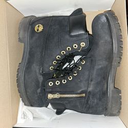 Timberland Boots Black Culture Kings Gold