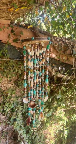 Handcrafted shell windchime