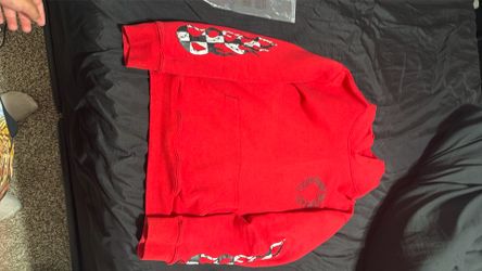 Red chrome hearts hoodie