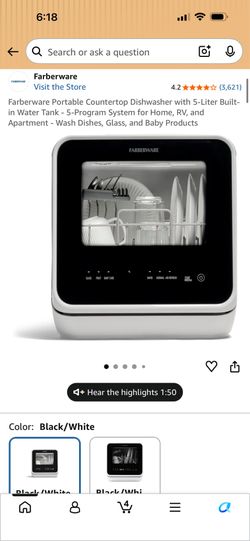 Farberware dish washer