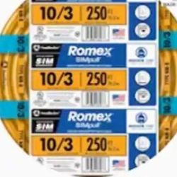 10/3 Romex Wire  250ft