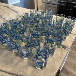  Jeff Granito Disney Tiki Mai Tai Cocktail Glasses 