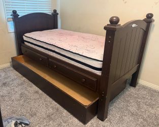 Free XL twin bed with trundle bed