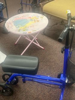 Blue Knee Scooter with Basket price firm