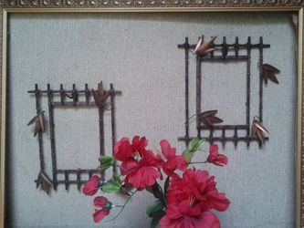 Bamboo Style Copper & Bronze Frames