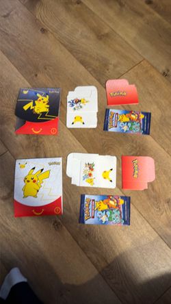 2 x McDonald's 2021 Pokemon Happy Meal Cards Sealed Pack Pikachu
