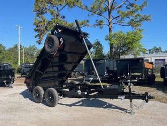 AMP 6 x 10 Low Side Dump Trailer 7k