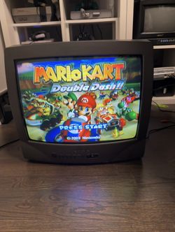 Daewoo DTQ-19V1FC 19” CRT TV Retro Gaming – Front & Rear Composite Inputs
