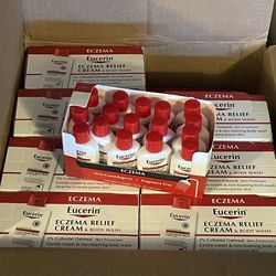 SET!!!  Eucerin ECZEMA Relief Cream Body Washes 360 ct