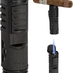 XIKAR Tactical Single-Jet Lighter, Black 