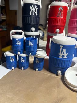 Mini dodgers koozie