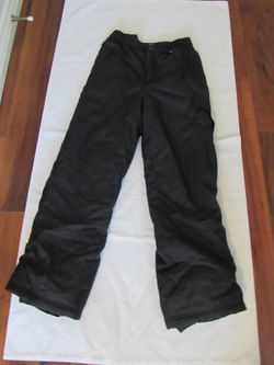 Youth 12 Black Snow Pants, Sport Essentials