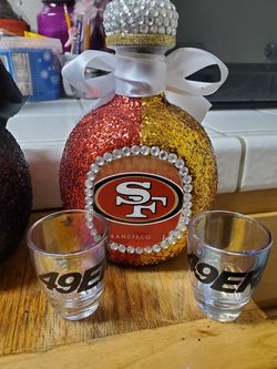 Custom made NINERS bottle